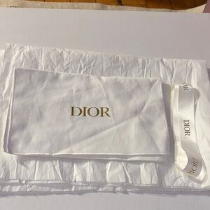 💛 NEW Dior Dustbag with Ribbon